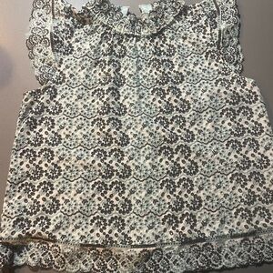 Sea New York Embroidered Lace Blouse